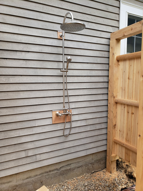 Outdoor Shower Install