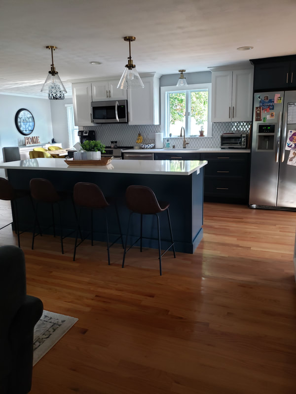 New kitchen renovation in Peabody - After