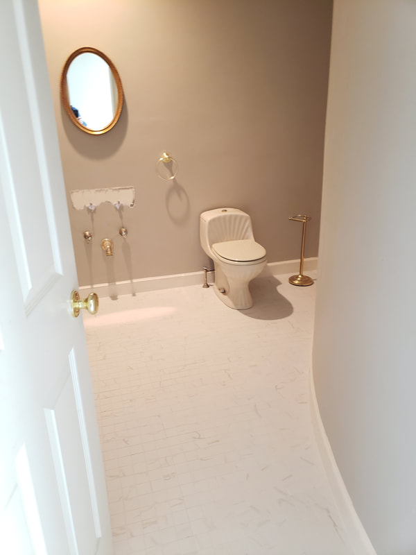 Bathroom Remodel -  Toilet - Before