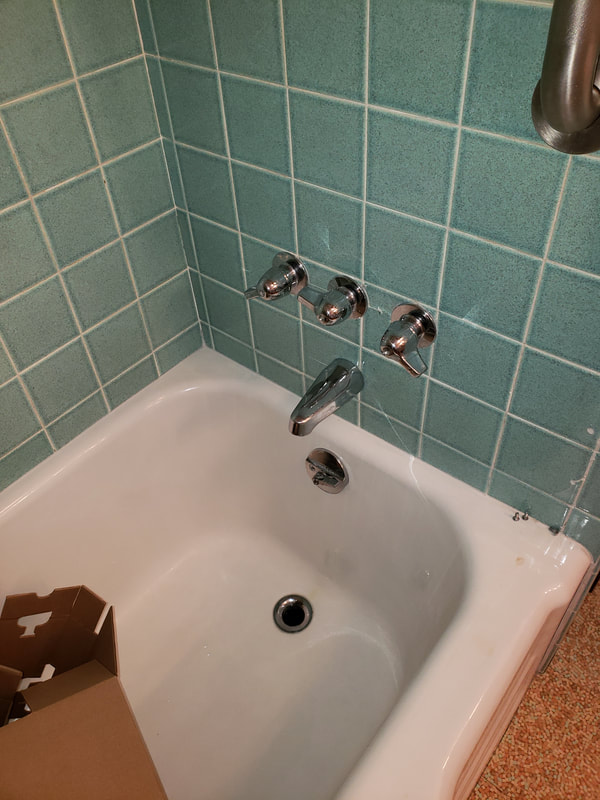 Bathroom Remodel - Shower - Before